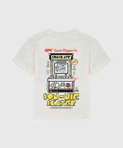 T Shirts: ARCADE TEE - OFF WHITE
