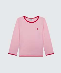 LS SWIM TEE - BABY PINK