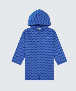 HOODED TOWEL - ELECTRIC BLUE