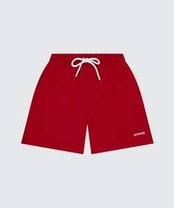 NYLON SPORTS SHORTS - TEAM RED