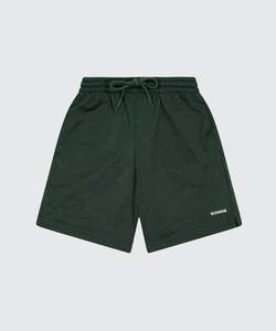 BAGGY BASKETBALL SHORTS - FOREST GREEN