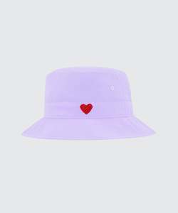 All: HEART BUCKET HAT - ULTRA VIOLET