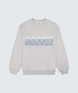 Double Vision Crewneck - Grey Marle
