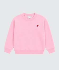 Heart Crewneck - Baby Pink