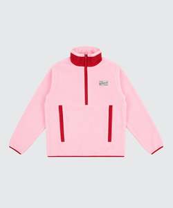 Lini Fleece - Baby Pink / Red