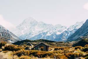 Framed Prints: Mt Cook Shaka Print