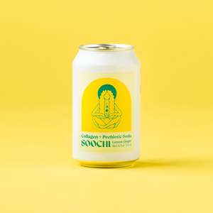 Collagen Prebiotics: Collagen + Prebiotic Soda - Lemon Ginger