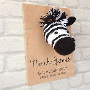 Faux Taxidermy – Zebra – Sooo me