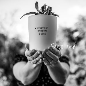 Products: Plant Pot – emotional support plant – Sooo me