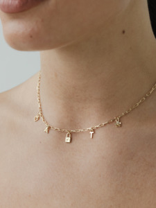 Choose Your Charms Necklace - Solid Gold