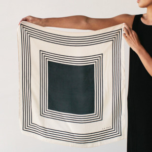 Lovely Lines Silk Scarf