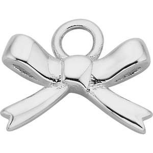 Eligible For Anz Offer: Bow Pendant - Silver