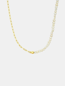 Pearls: Pearl Mini Link Necklace