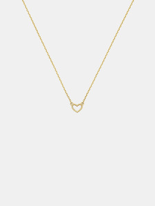 Gold: Dotty Love Micro Necklace