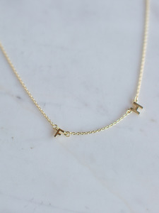 For Mum: Choose Your Letters - Gold Plated (Jewellery Builder Test)