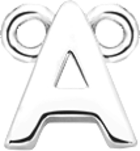 CYL Single Pendant - Silver / Letters