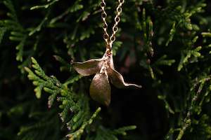 Waimea Leaf Pendant - Gold Plated