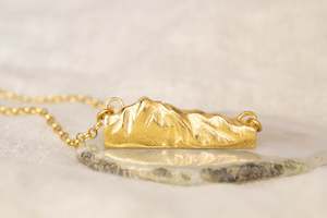 Mountain Collection: Remarkables Pendant - Gold Plated