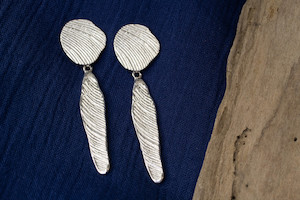 Earrings: Dune Earrings - Sterling Silver
