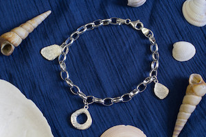 Shorelines: Shoreline Charm Bracelet - Sterling Silver