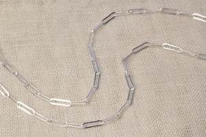 Gifts Under 175: Paperclip Necklace Chain - Small - Sterling Silver