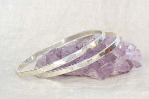 Bracelets: Matai Bangle - Sterling Silver