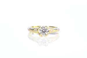 Mira Ring - 9ct Yellow Gold with 0.62ct Lab Diamond