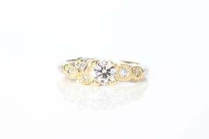 Stratus Ring - 9ct Yellow Gold with Diamonds