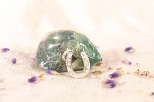 Horseshoe Charm - Sterling Silver