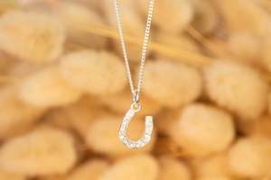 Little Fortunes: Horseshoe Pendant - Sterling Silver