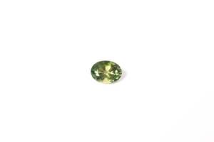 Gemstones: 7.5x5.5mm Sapphire: 1.2ct Oval - Green