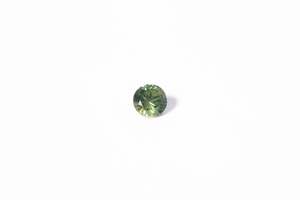 5.6mm Sapphire: 0.85ct Round - Green