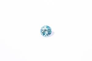 Gemstones: 6mm Zircon: 1.43ct Round - Blue