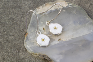 Vega Drop Earrings with Yellow Sapphires - Sterling Silver