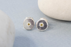 Vega Studs with Yellow Sapphires - Sterling Silver