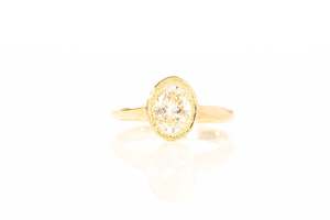 Nyx Ring - 18ct Yellow Gold with 1.09ct Lab Diamond