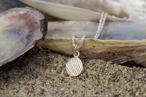 Shorelines: Beach Pendant - Sterling Silver