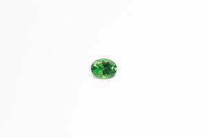 5.5x7.2mm Tsavorite Garnet: 1.06ct Oval - Green