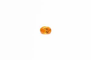 5x7mm Spessartite Garnet: 0.97ct Oval - Orange
