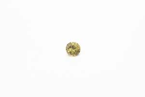 4.5mm Zircon: 0.48ct Round - Yellow