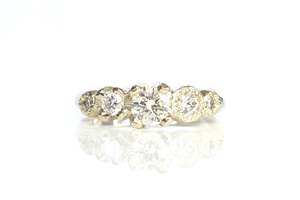 Orion Ring - 14ct White Gold with Lab Diamonds