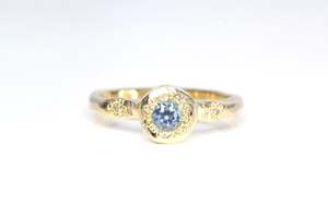 Neve Ring - 9ct Yellow Gold with Topaz