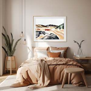 Paintings: Obstacles do not block the path, they are the path - a large original painting