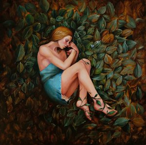 Fragile by Romantic Realist Painter, Soraya Bradley - Soraya • Bradley