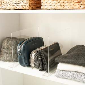 Frontpage: Clear Shelf Divider