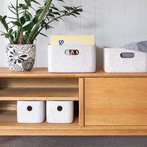 Baskets Bins: Felt Baskets