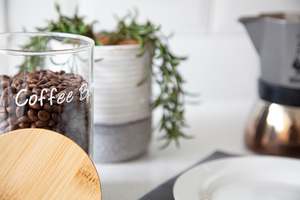 Glass Jars: Bamboo Glass Jar 700ml