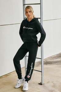 Champion Womens Script Cuff Pant in Black