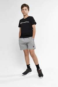 Womens: Champion Kids Jersey Script Short in Grey