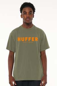 Huffer Mens Sup Tee/Second Base in Khaki